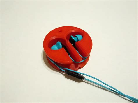 Wired Earbud Holder 3D model 3D printable | CGTrader