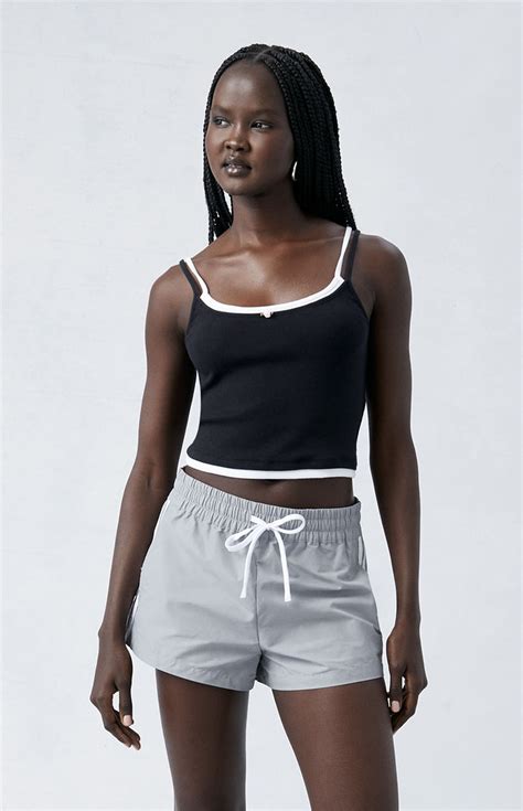 Pacsun Gray Track Shorts | Pacsun