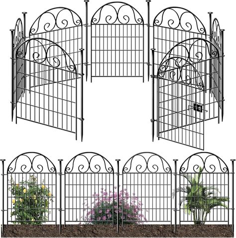 Getlay Tall Garden Animal Barrier Fence with Gate, India | Ubuy