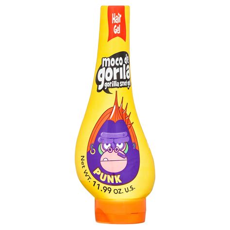 Moco de Gorila Punk Squeeze Hair Styling Gel, Shine Enhancing, Long ...