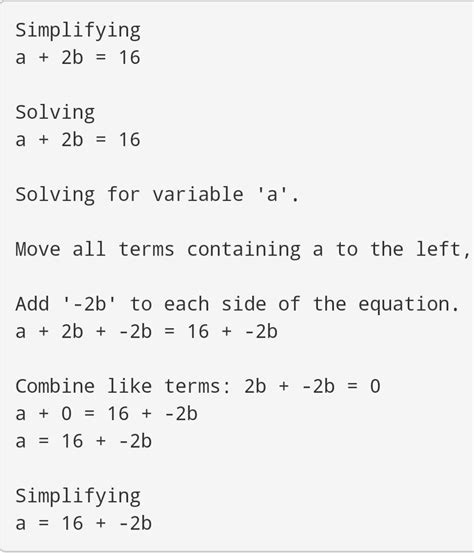 a - 2b ———- 16 Divide 4a - 8b ————- 24 No spam only correct answers ...
