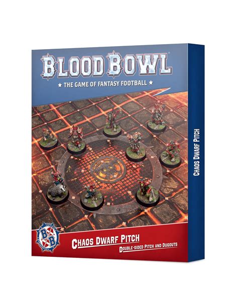 Blood Bowl Chaos Dwarf Team Pitch & Dugouts - The Art Store/Commercial ...