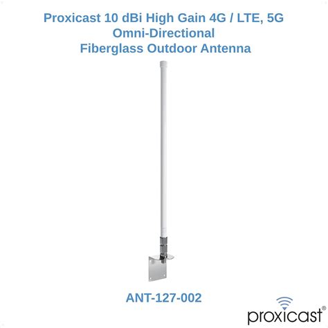 Buy Proxicast 10 dBi 4G, 5GOmni Antenna + 10 ft SMA/N Coax Cable + Free ...