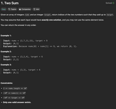 Image result for 1 Two Sum LeetCode Solution in Python