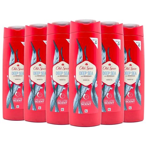 Old Spice Deep Sea With Minerals Shower Gel Long Lasting Scent ...