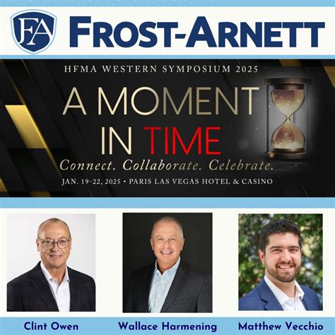Frost-Arnett Company on LinkedIn: #hfmawrs2025 #frostarnett #revenuecycle