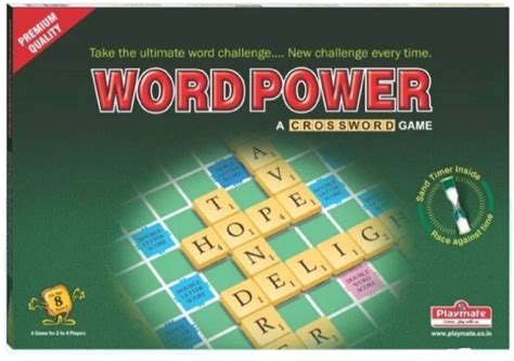 JSK COLLECTION Word Power Premium - A Crossword Game Board Game Word ...