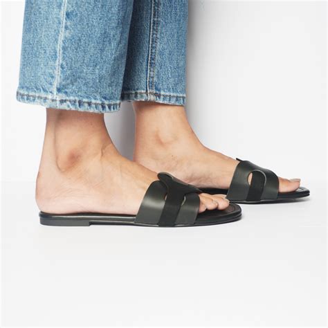 Buy Two Tone Interlocked Beige Flats for Women | The Cai Store – The ...