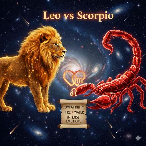 🦁♏ Leo vs Scorpio Compatibility: Love, Sex, Emotions, Friendship & Long ...
