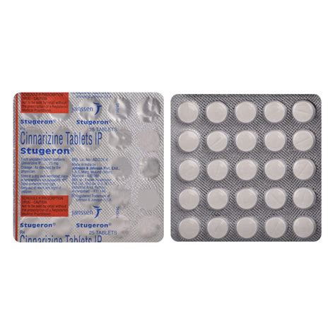 Stugeron - Strip of 25 Tablets : Amazon.in: Fashion