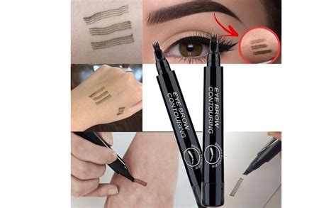 Buy Eyebrow Pencil Black, 4 Point Browfill Eyebrow Pencil Black ...