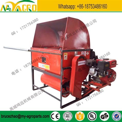 China Gasoline Operated Paddy Rice Threshing Machine Rice Thresher ...