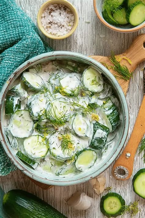 Cucumber Yogurt Salad: Refreshing & Creamy Easy Recipe - The Sisters ...