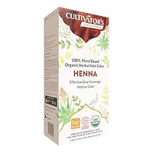 Buy Cultivator's 100% pure Organic Henna powder for hair | Natural ...