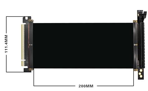 EZDIY-FAB New PCI Express PCIe3.0 16x Flexible Cable Card Extension ...