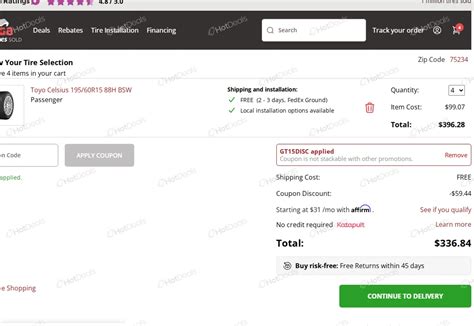 Giga-Tires Coupons & Promo Codes - 50% OFF - February 2026