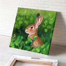 Image result for Rabbit Art Prints Canvas