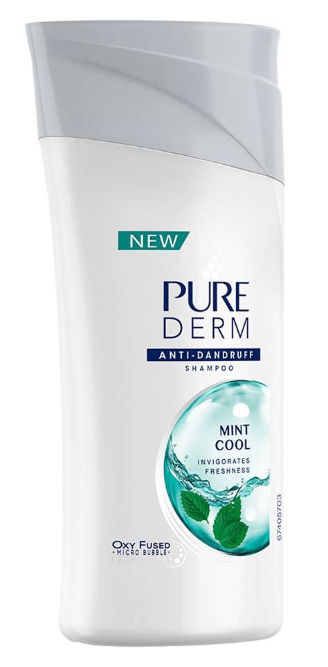 Buy Pure Derm Mint Cool, 180ml Pure Derm Anti-Dandruff Shampoo - Mint ...