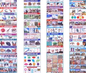 Kids Sticker Chart, School Project Work Chart, Pack of-35 pc Set Paper ...