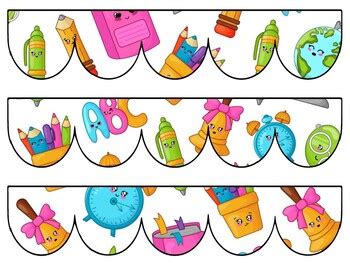 Back To School Bulletin Board Decor Kit, Back To School Letters school ...
