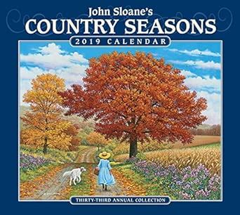 Buy John Sloane's Country Seasons 2019 Deluxe Wall Calendar Book Online ...