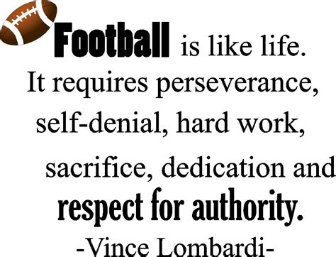 Buy Epic Designs Football is Like Life. It Requires Perseverance, self ...