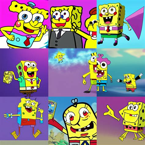spongebob as a pokemon, highly stylized, 4k | Stable Diffusion