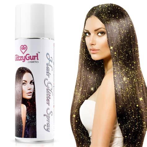 Hair Glitter Spray 125ml Made in UK (Golden Gurl) | Glitter hair spray ...