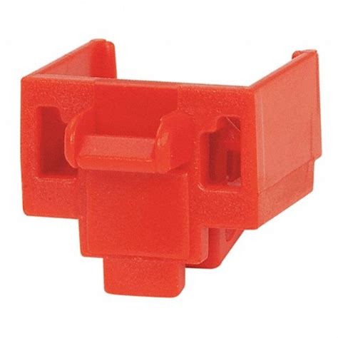PANDUIT, Blockout Device, Red, Modular Jack Blockout - 45U607|PSL-DCJB ...