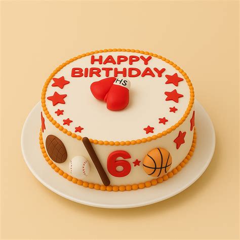 Sports Fan Cake – Brown Bear Bakers