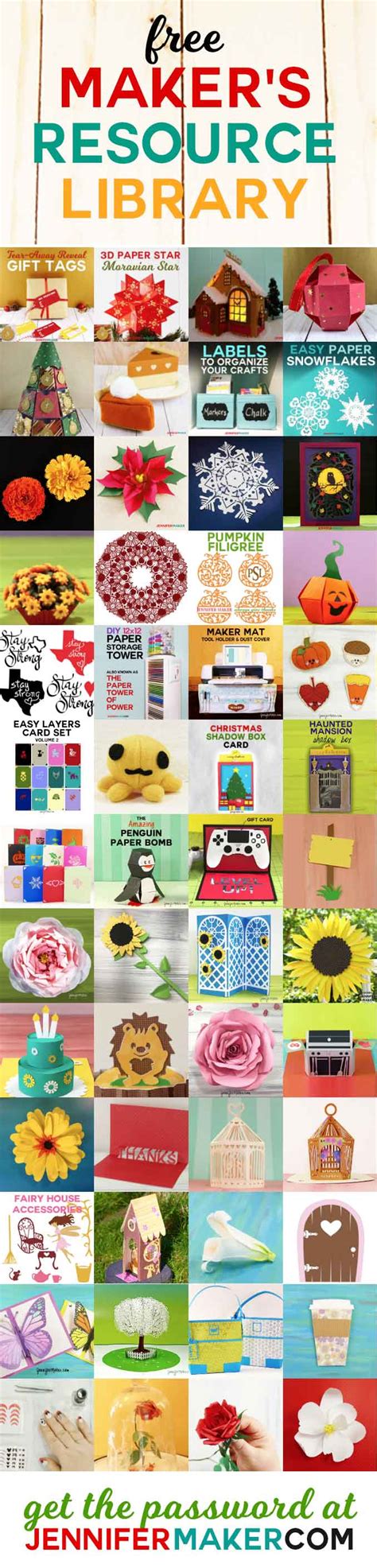 JenniferMaker DIY & Craft Printables Resource Library - Jennifer Maker