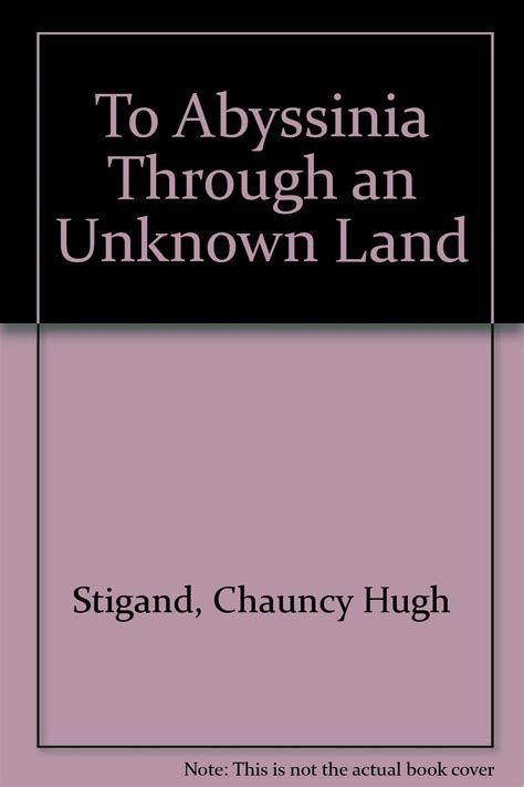 Buy To Abyssinia through an Unknown Land: An Account of a Journey ...