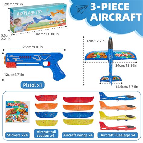 Petbank Gleamkid 4 pack Airplane Launcher Toys, Catapult India | Ubuy