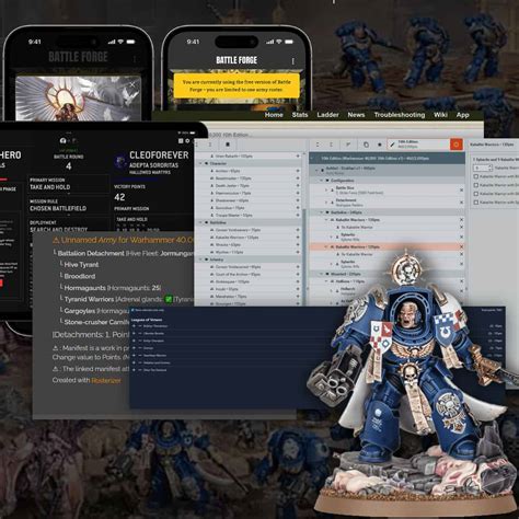 Best Free Warhammer 40k Army Builder, 10th Ed. Roster Creator Apps Review