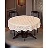 Buy Weavers Villa Floral Cotton Net 4 Seater Round Table Cover (56 x 56 ...