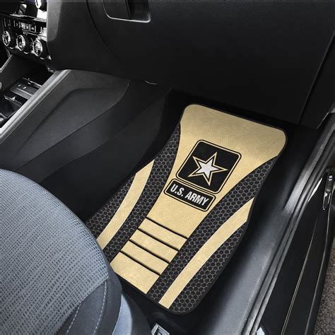 US ARMY Cream Car Floor Mats - Nearkii