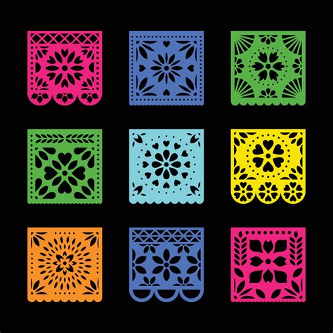 Mexican Papel Picado Png, Vector, Psd, And Clipart With Free Clipart ...