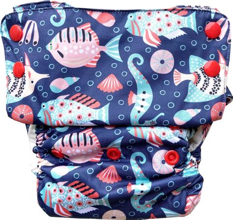 Buy Bumpadum Aviva Organic Cotton Cloth Diaper (Samudraa) Online at Low ...
