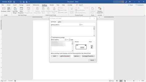 Image result for Create Envelopes Word 2010