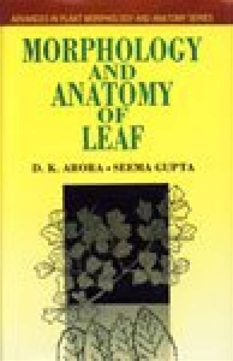 Buy Morphology and Anatomy of Leaf Book Online at Low Prices in India ...