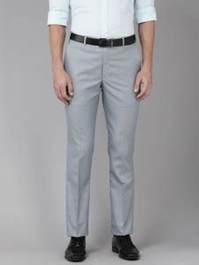 PARK AVENUE Regular Fit Men Blue Trousers - Buy PARK AVENUE Regular Fit ...