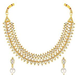 Buy Shining Diva Fashion Latest Choker Design Necklace Set For Women ...