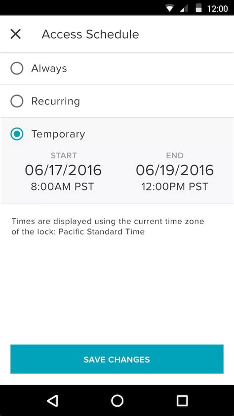 How to Set Access Schedules | Yale