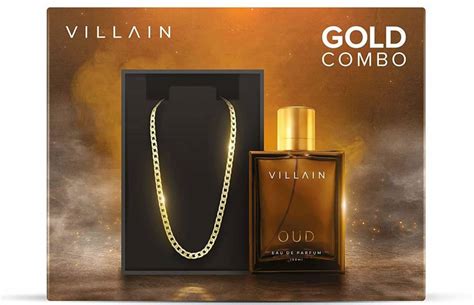 Buy VILLAIN Gold Combo I OUD Eau De Parfum 100ml & 18k Micro Gold ...