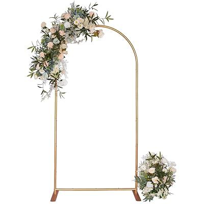 BORGOVA Arch Backdrop Stand - Gold Aluminum Arch Frame, India | Ubuy