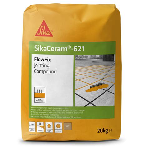 Buy Sika Ceram 621 FlowFix Jointing Compound for Flowable Porcelain ...