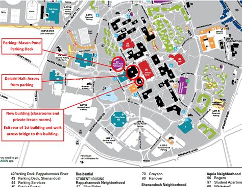 George Mason University Library Map New Field Available for Play: West ...