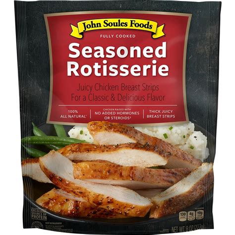 John Soules Meat Strips Chicken - Rotisserie Seasoned