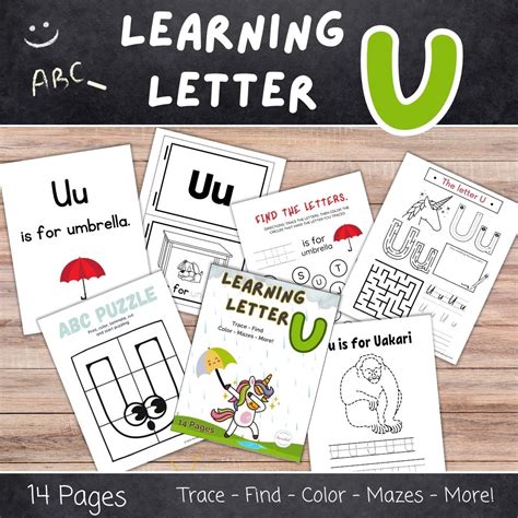 Learning Letter U - Homeschool Giveaways