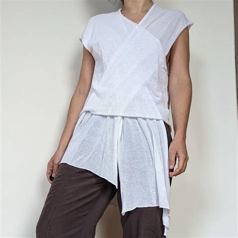 Women's White Vest | Depop